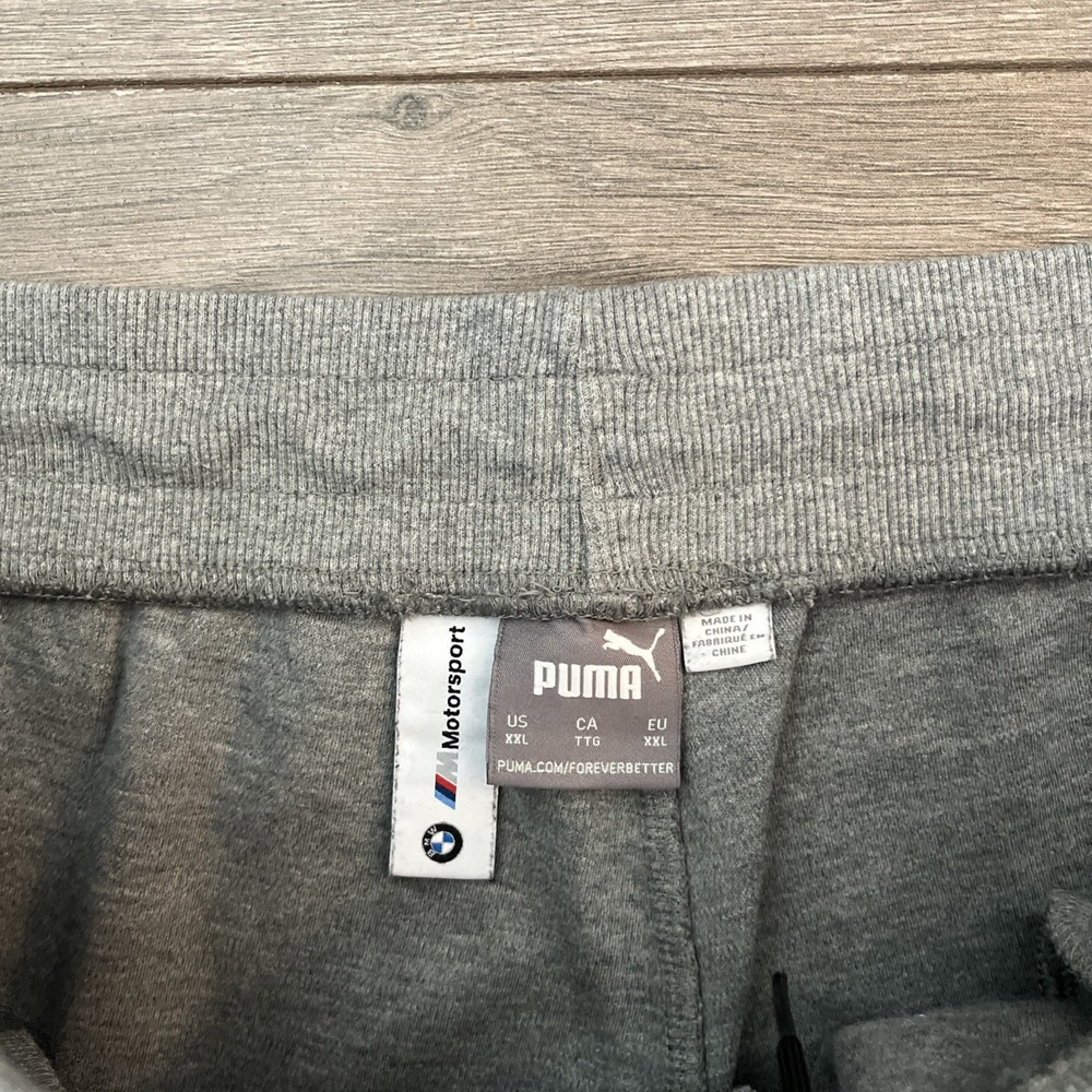 PUMA X BMW Motorsport Jogger Sweatpants Mens 2XL Gray - Picture 5 of 10